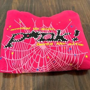 Pink Sp5der Size M brand new hmu